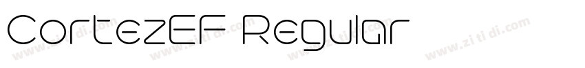 CortezEF Regular字体转换 CortezEF Regular字体转换